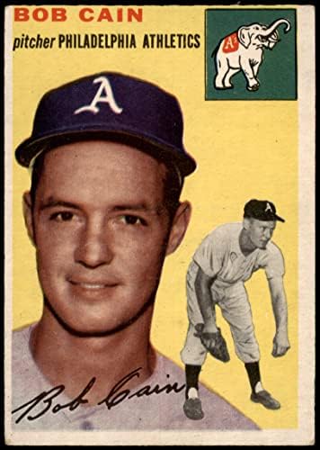 1954 Topps 61 Bob Cain Philadelphia Athletics VG/Ex Athletics