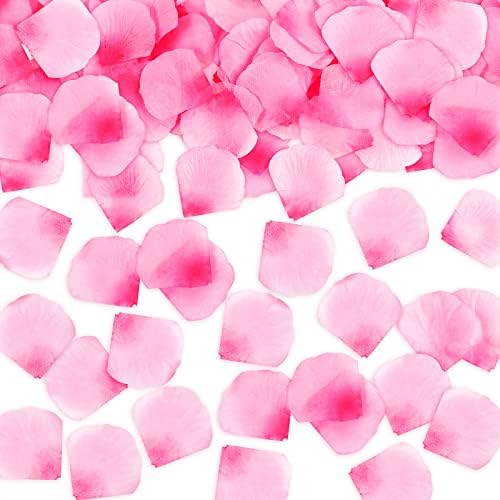 Keaziu 500pcs pêssego pétalas de flores Confetti Confete