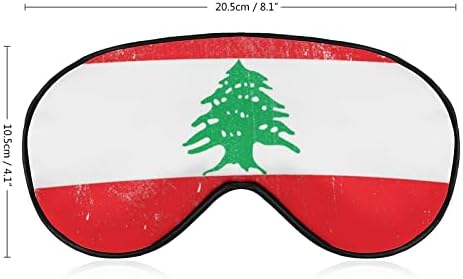 Máscara de máscara de olho macio do Líbano vintage