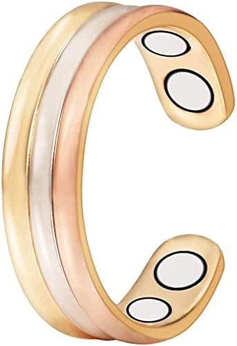 Pulseira de cobre de wollet e anel de cobre anti -artrite reumatismo Bolta Bangle Mulheres Saúde Bracelete Magneta de Cober