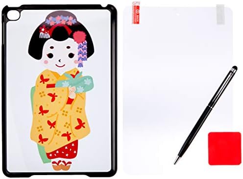 Glow iPad mini 4 estojo original, filme de proteção e caneta de caneta, conjunto de 3, maiko a