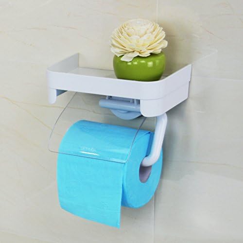 Suporte do rolo do vaso sanitário, prateleira de papel higiênico, tipo de montagem de parede à prova d'água sem