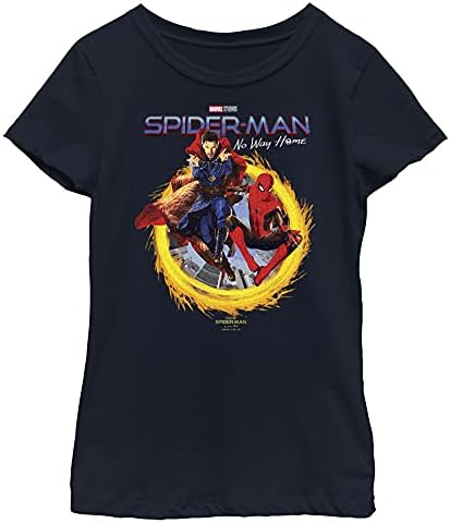 Marvel Spider-Man No Way Home Make Up Nomes Solid's Solid Crew Tee