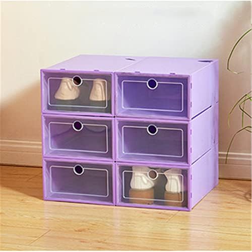 DePila caixas de armazenamento de sapatos empilháveis ​​para caixas de armazenamento de calçados empilháveis ​​- conjunto