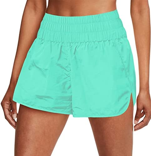 2023 shorts de verão femininos casuais cintura alta e solta shorts de ginástica tie de corda