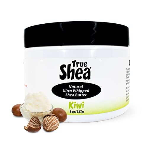 True Shea Ultra chicoteado manteiga de karité com óleo de coco e óleo de girassol, kiwi, 8 onças