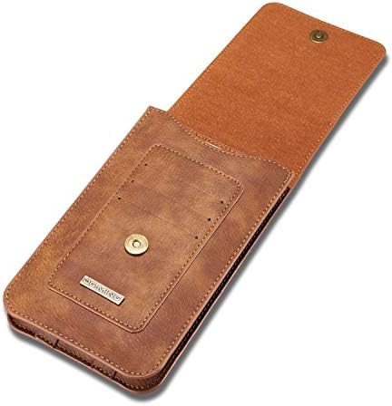 Bolsa de clipe de correia telefônica bolsa de couro genuíno bolsa compatível com iPhone SE 2020 x xs xr 11 6 7 8, compatível