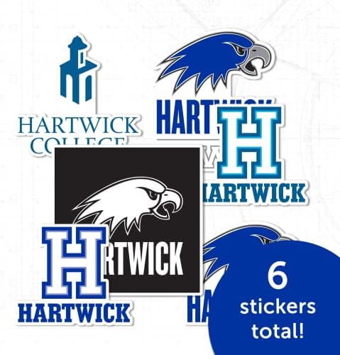 Adesivos da colégio Hartwick College Hawks adesivos de vinil Decalques de vinil Scrapbook de carro de garrafa de água T2 T2