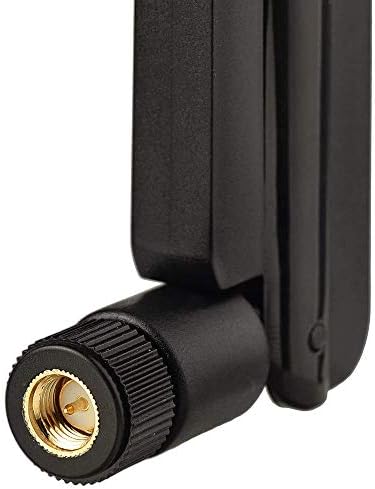 Oitowood 2,4 GHz 5GHz WiFi Antena Banda dupla SMA Antena masculina para câmeras de segurança de backup de trailers de carro Câmeras