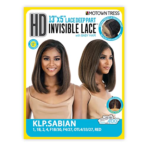 Motown Tress HD Lace Front Wig 13x5 Invisível Lace Deep Part Klp.Sabian