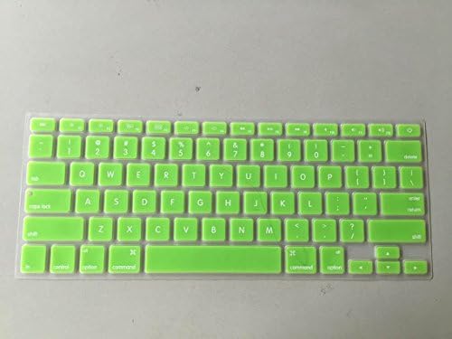 Auto -teclado Silicone Membrane Film Skin para MacBook Air Pro 13/15/17 Laptop -Green