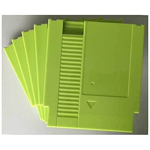 Classic Game Green Color 72pins Game Cartiridge Substituição CHELL PLÁSTICA PARA NES 5PCS/SET