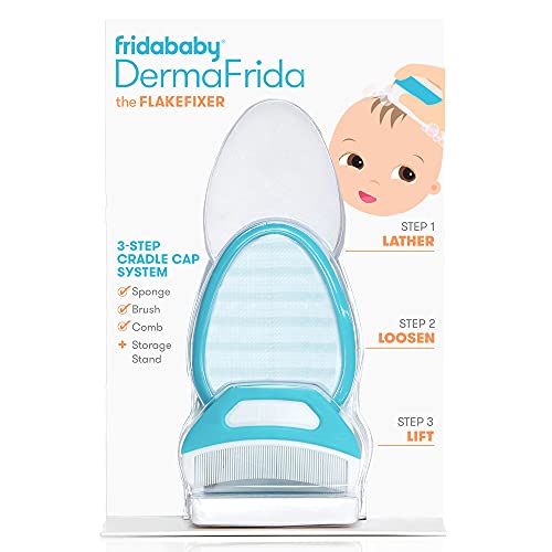 Fridababy Windi Gas e cólica para bebês e oh cr*p! Berço de tampa do berço Fixer Scalp Spray + Scalp Mask Duo e o sistema