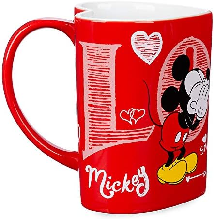 Disney Mickey e Minnie Mouse em forma de coração