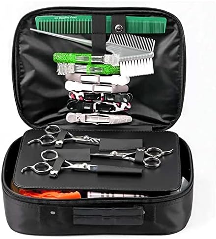 HMZRQX Barber Hair Scissor Salon Bag Hairdressing Tools Caixa de armazenamento portátil de grande capacidade