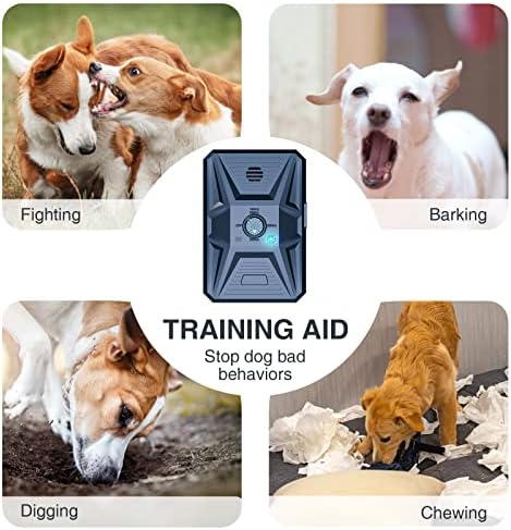 Dispositivo de controle de latido para cães, dispositivo anti -latido de 3 frequência, dissuasão de latido de cães