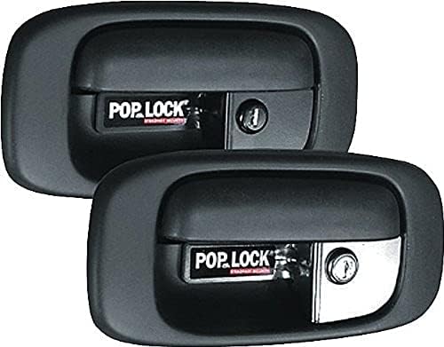 Pop & Lock PL1700 Manual Black Manual Tailgate Lock para Chevy/GMC