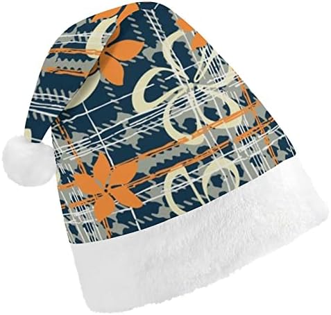 Chapéu de natal de laranja chapéu de Natal personalizado decorações engraçadas de natal