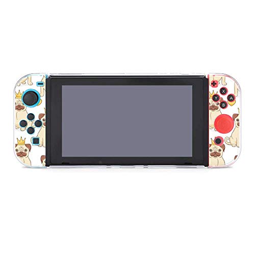 Caso para Nintendo Switch Pug Princess Cinco Pieces Definir acessórios de console de casos de capa protetora para o Switch
