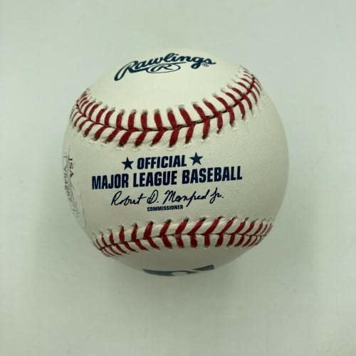Mint Hank Aaron 755 Home Runs assinados assinados pela Major League Baseball JSA COA - Bolalls autografados