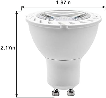 XIANFEI 4PACK LePro GU10 LED BULLBS, 8W sem lâmpadas LED de LED de LED de 50W Bulbos de halogênio equivalentes, 800lm LED Spotlight