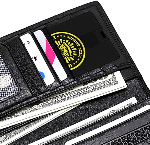 Pizza Brigada USB Memory Stick Business Flash-Drives Card cartão de crédito Cartão de cartão bancário