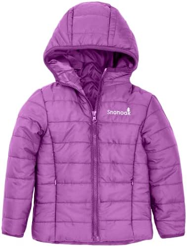 Jaqueta de Puffer de Snonook Toddler - jaqueta infantil resistente à água - jaquetas para meninas - jaquetas para meninos