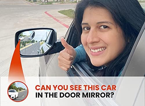 Espelho do carro convexo de ponto cego: vista traseira | Acessórios para o espelho retrovisor para o interior do carro - mulheres