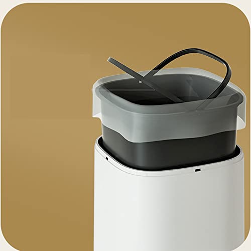Allmro pequeno lixo lixo de lixo inteligente pode sensor automático lixo pode lixo elétrico lata de lixo à prova d'água para