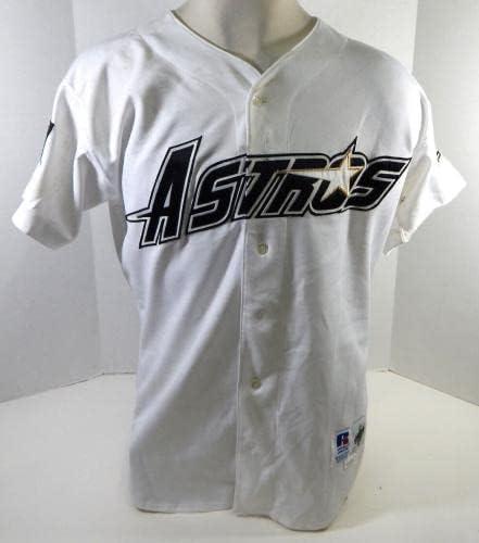 1994 Houston Astros Stretch Suba 61 Game usou White Jersey 125 Astrodome P 5 - Jogo usado MLB Jerseys