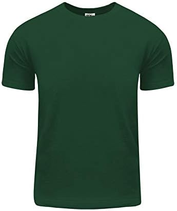 Camiseta de algodão masculina de Shaka Wear-Caminha Básica de Manga Curta Camiseta Top Tshirts Active 5.8 onça Big Size Size S ~ 5xl