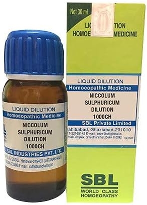 SBL Niccolum sulphuricum Diluição 1000 CH