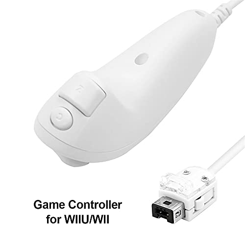 Wii Nunchuck Controller Compatível com Nintendo Wii & Wii U Vídeo Video Gamepads Joystick Gamepad