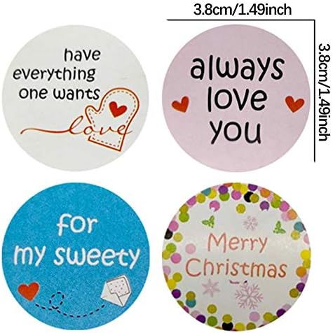 Adesivos do Dia dos Namorados para crianças seu adesivo Merry Sticker Holiday, agradecimento da decoração da casa