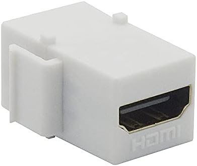 Conectores HDMI Keystone adaptador fêmea Couplador Inserir conector adequado para placa de parede ou painel em branco -