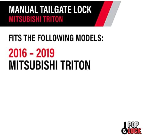 Pop & Lock - Lock Manual Tailgate para Mitsubishi Triton, encaixa a 2019