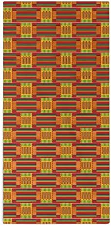 Toalha de pano de pano de impressão tribal da Tribal Africana 28,7 x13.8 Face Panos de face Superfine Fiber Toalhas altamente absorvidas