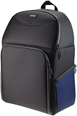 Navitech Portable Backpack Black & Blue Backpack/Rucksack Case compatível com o Fujitsu Esprimo D556 PC para desktop