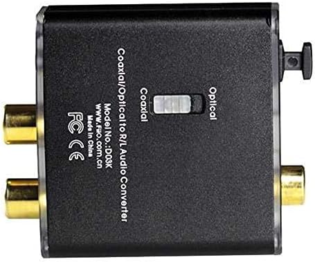 FIIO D3 Digital para Analog Audio Converter - 192KHz/24bits DAC óptico e coaxial