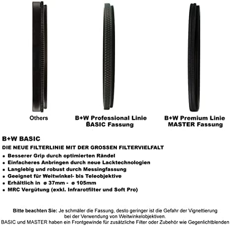B+W 62mm Basic UV Haze MRC 010M Filtro de vidro