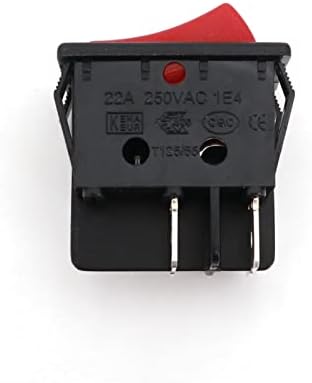 Chave de balanço Boxifa 5pcs R Series 32x25mm 4pin On-off de alta corrente 20A DPST Rocker Switch