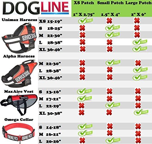 Dogline Unimax Multi-Purpose Arnness para cães e 2 remendos de cães de guarda removíveis, X-Large, Pink