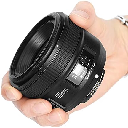 Yongnuo yn50mm f1.8, lente de foco automático padrão para Nikon Slr F Mount Cameras