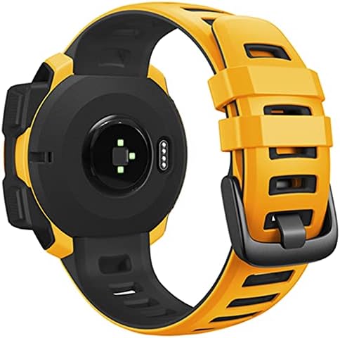 FKIMKF Silicone Watch Band para Garmin Instinct/Instinct Tide/Esports/Solar/Substituição Tática Vigilante Banda Strap