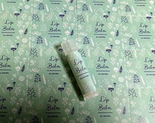 Produtos de cuidados de cuidados de cuidados caseiros da Zzybia adesivos de etiquetas adesivas para o bálsamo labial Cream de vela