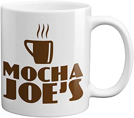 Haase Unlimited Mocha Joe's Coffee Shop - Café Latte Cappuccino 11 oz. Caneca