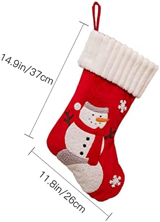 3d Crystal Heart Ornament Soas de Natal Pano Saco de meias de Natal e meias penduradas de Natal para decoração de festas e desenho