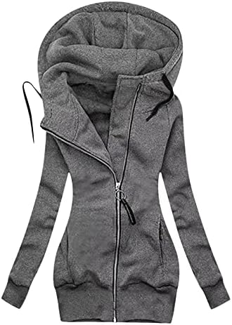 Hoodies para mulheres zíper, quente e confortável inverno plado size xadrez gráfico de gola alta camiseta camisa de casacos
