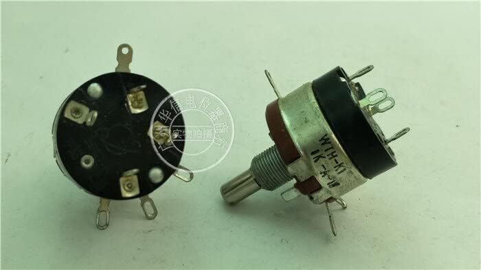 Original WTH-K1 1K-A-1W 250V1A Potenciômetro com interruptor de grupo duplo