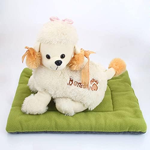 NC lavável macia confortável seda Wadding Bed Pad Cushion para Pet Green L